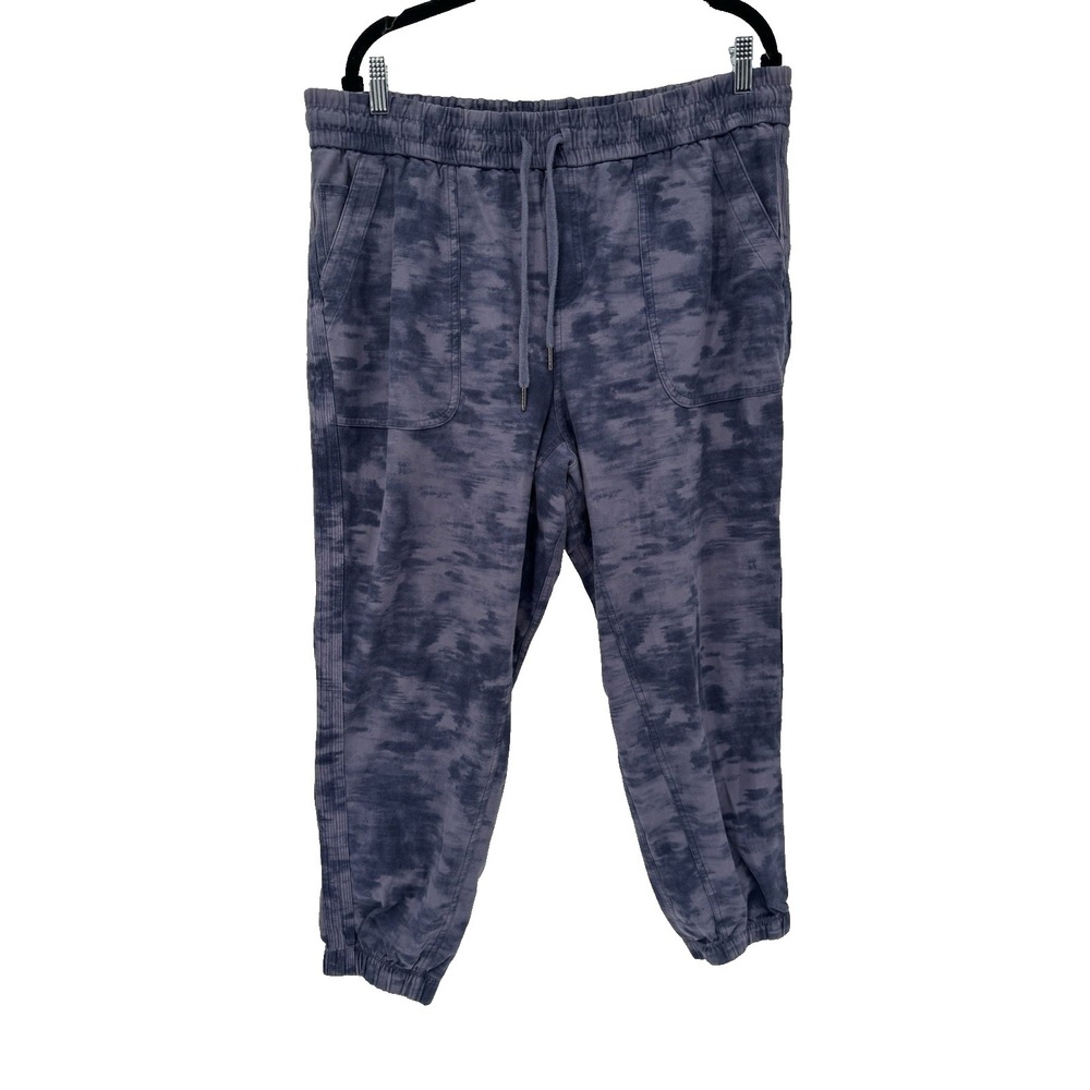 Athleta‎ Farallon Jogger pants tie dye athleisure plus size stretch 18 soft